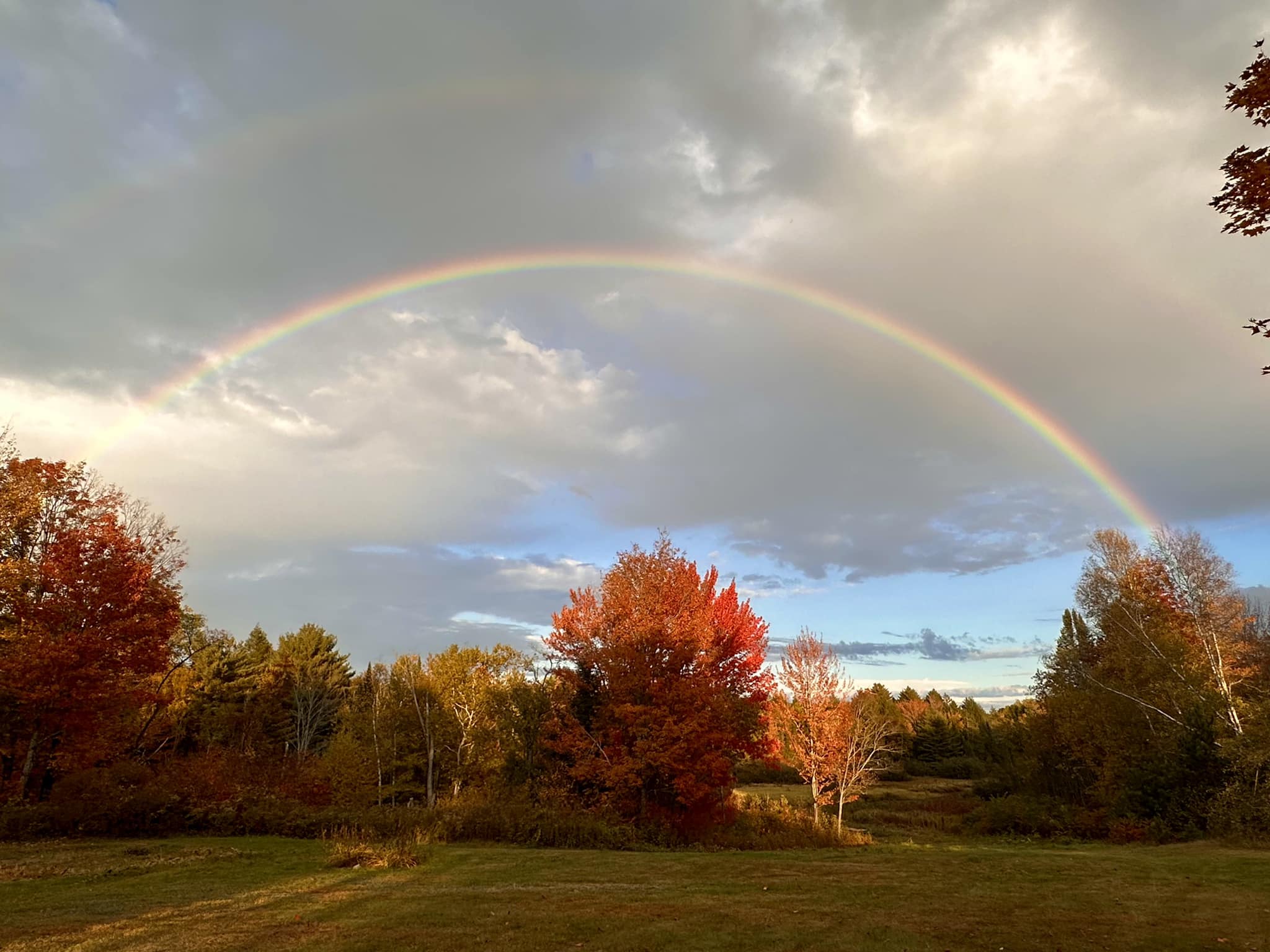 Rainbow in East Winn MAine