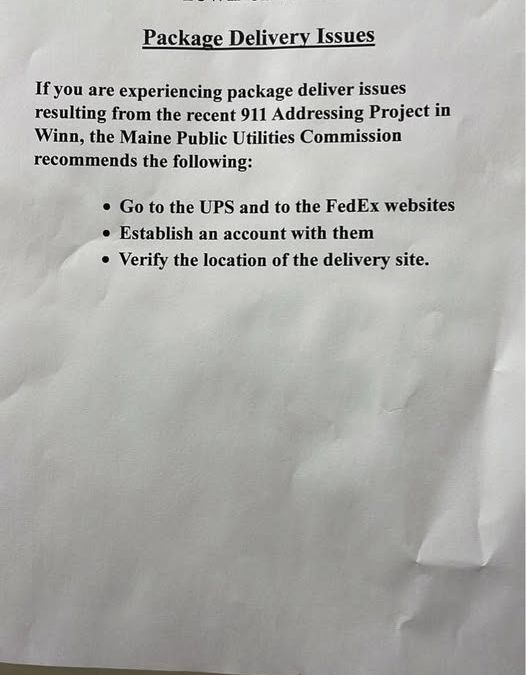 Package Delivery Issues